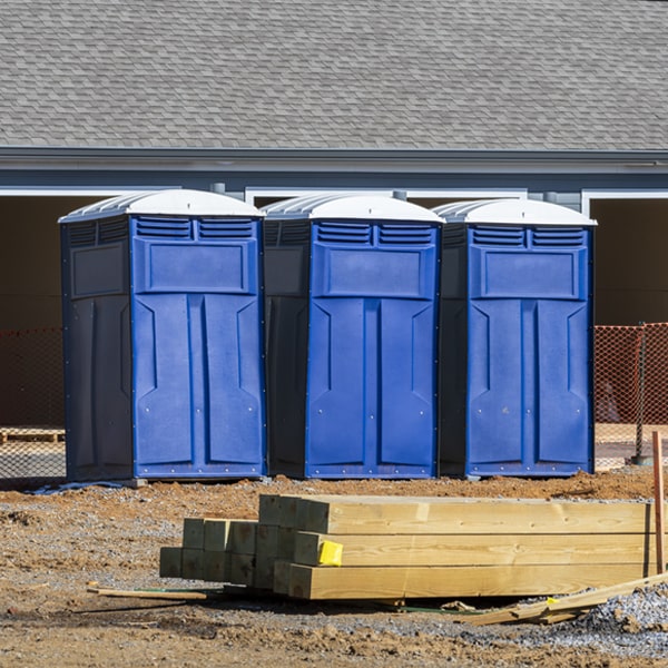 what is the expected delivery and pickup timeframe for the porta potties in Bradley Wisconsin